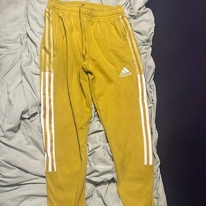 Adidas Dark Yellow XS Track Pants